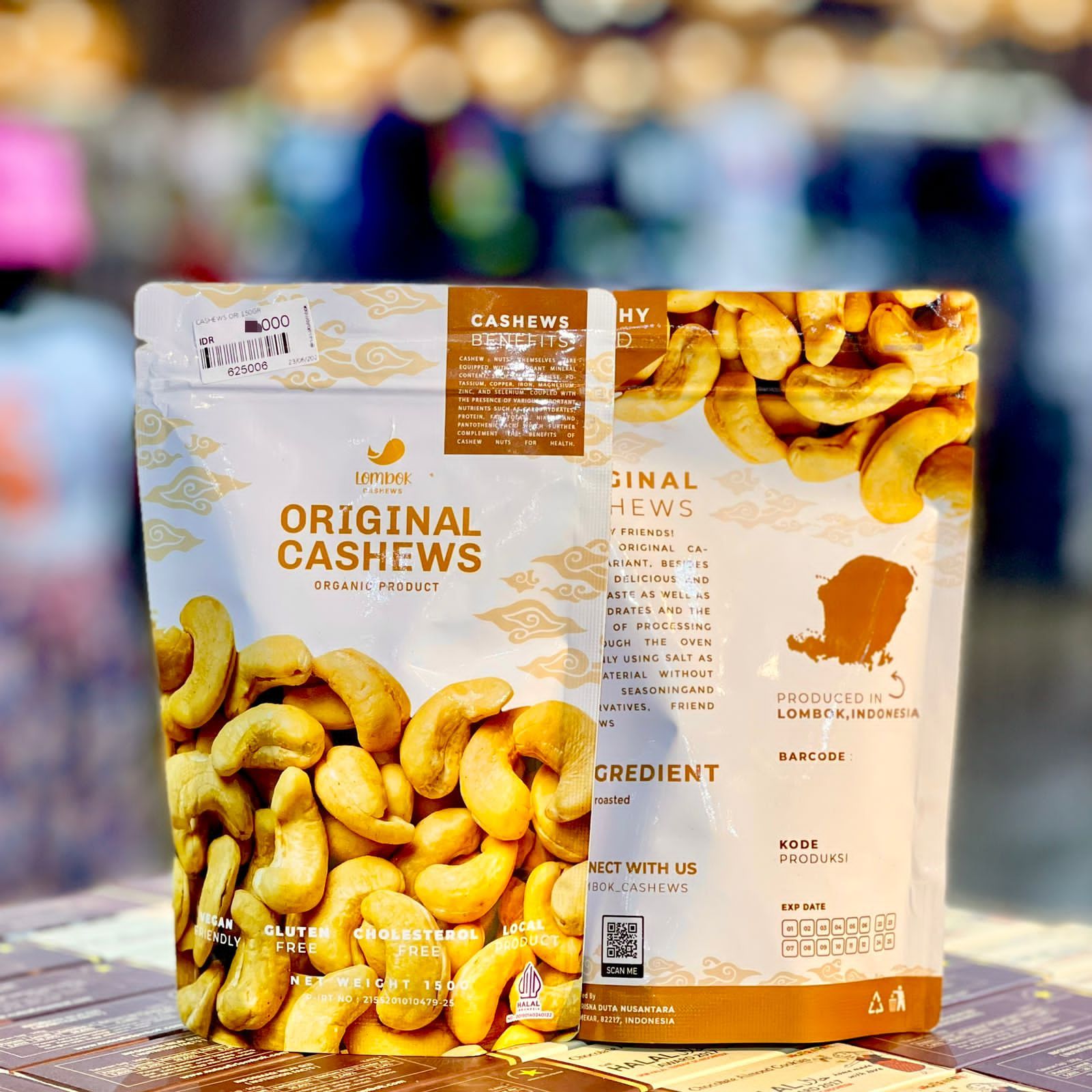 (LOMBOK CASHEWS) ORIGINAL CASHEWS 150GR_0