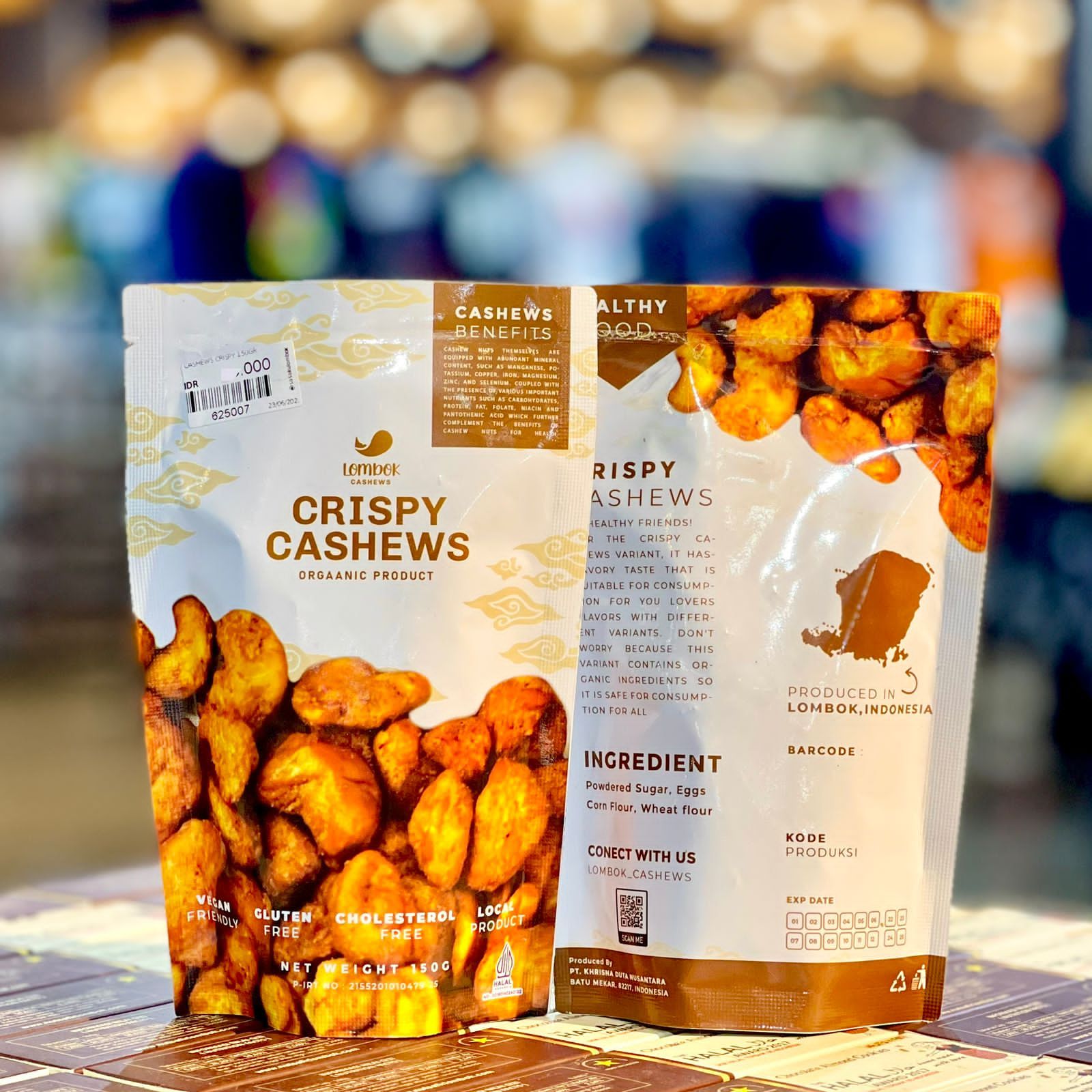 (LOMBOK CASHEWS) CRISPY CASHEWS 150GR_0