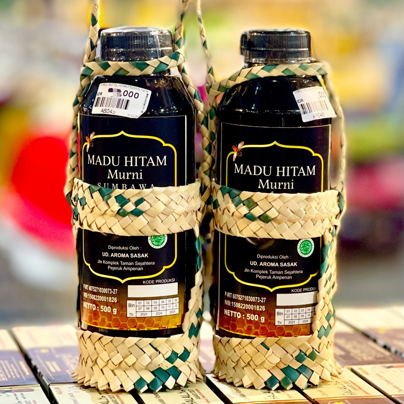 (AROMA SASAK) MADU HITAM MURNI 500ML_0