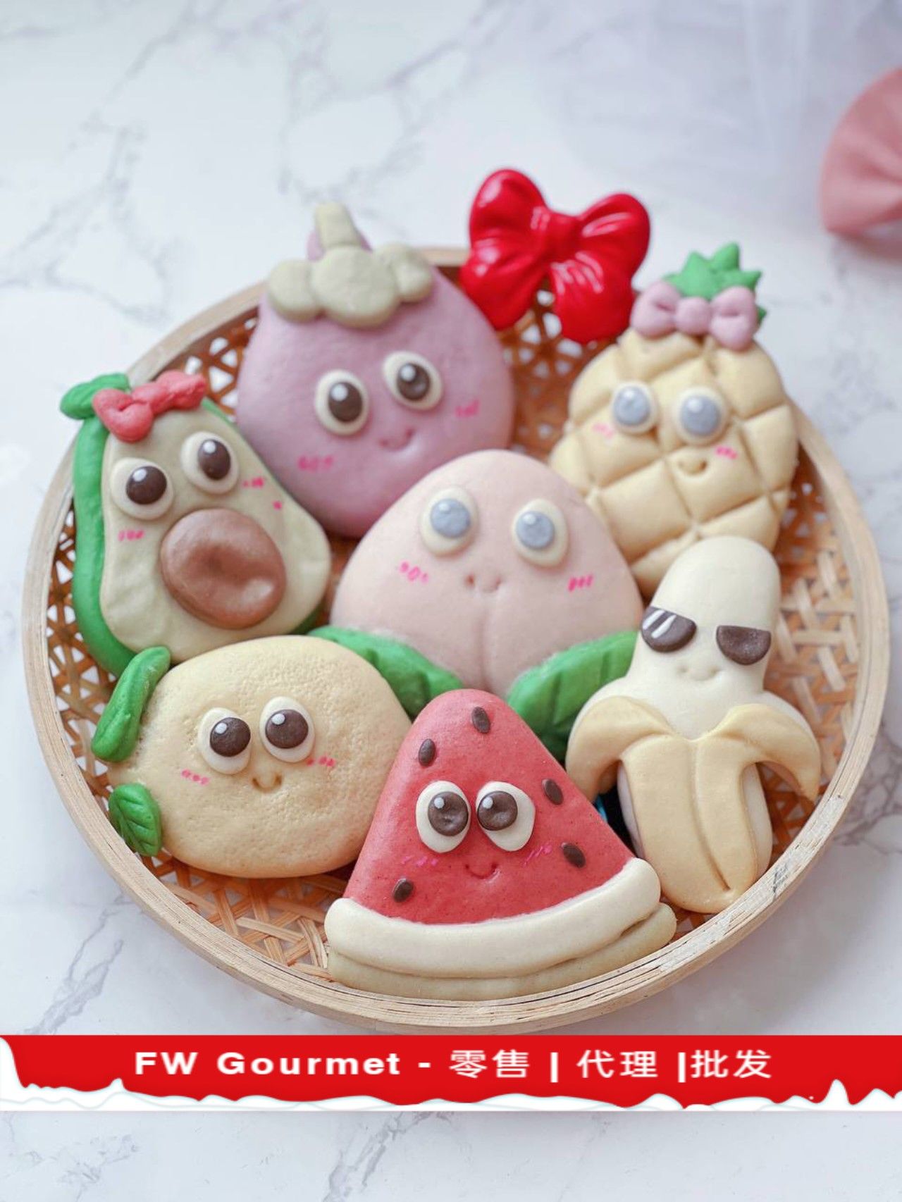 Fruit Theme Mantou 水果造型果蔬馒头_1