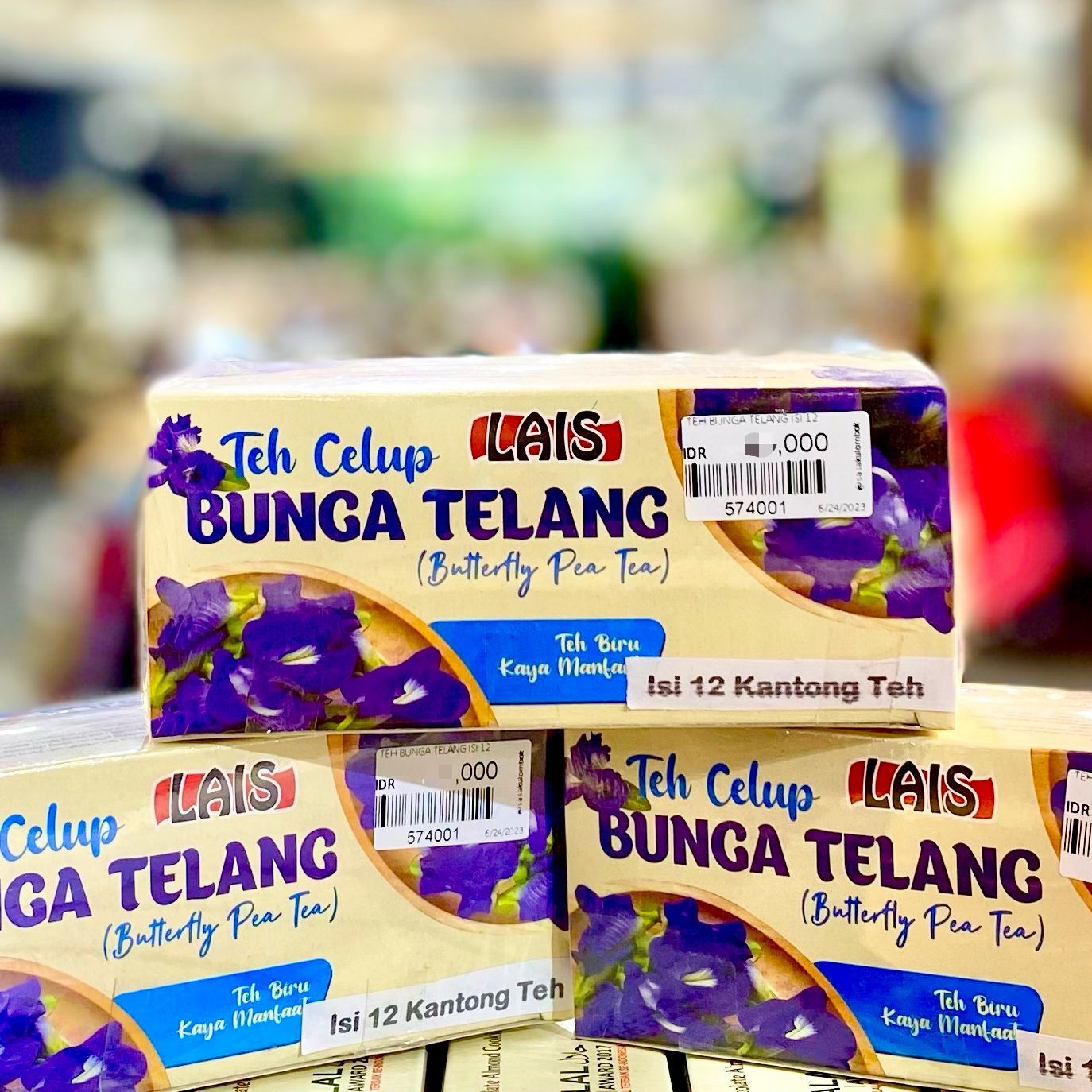 (UD BUMI HIJAU) TEH BUNGA TELANG ISI 12_0