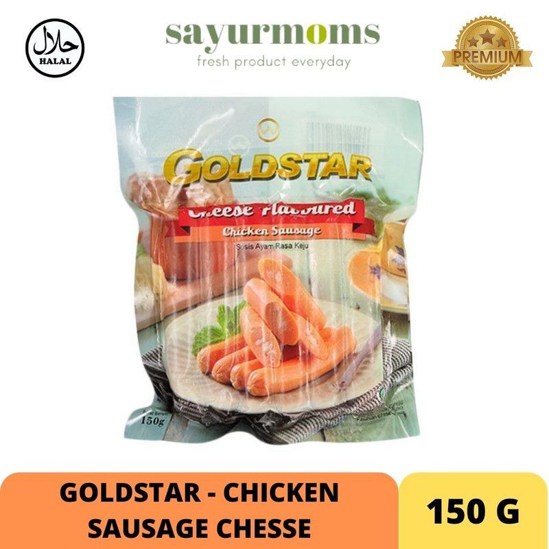 Chicken Sausage Cheese - Goldstar 150gr_0