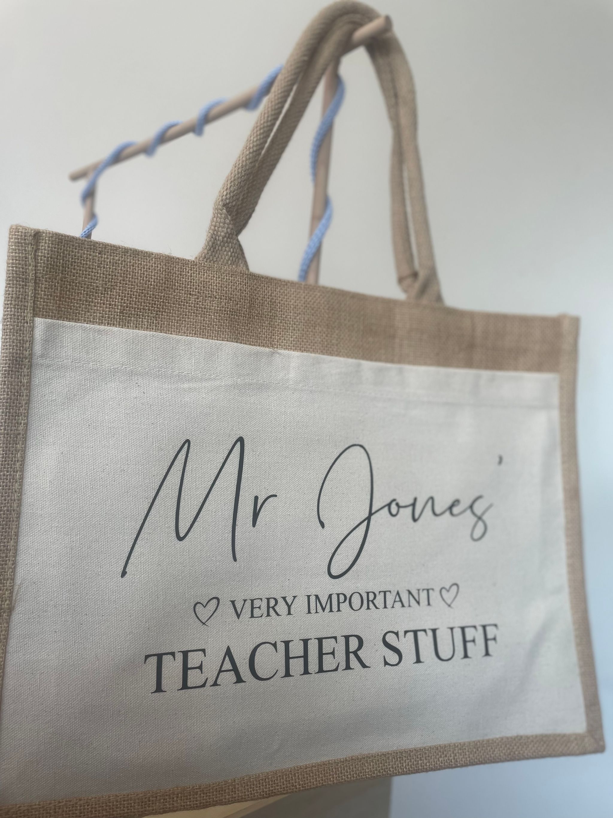 Very important teacher stuff Jute bag_0