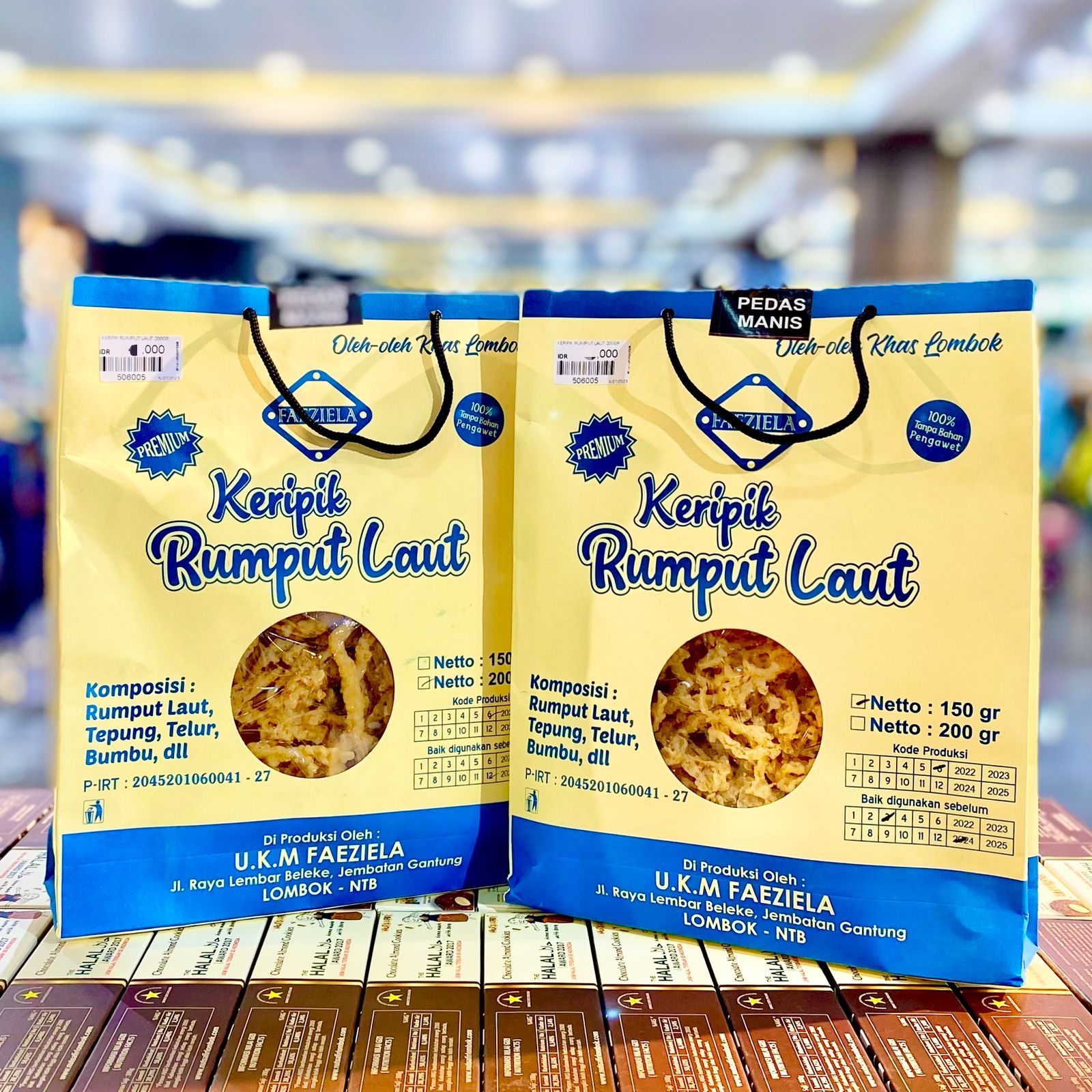 (FAEZIELA) KERIPIK RUMPUT LAUT 200GR_0