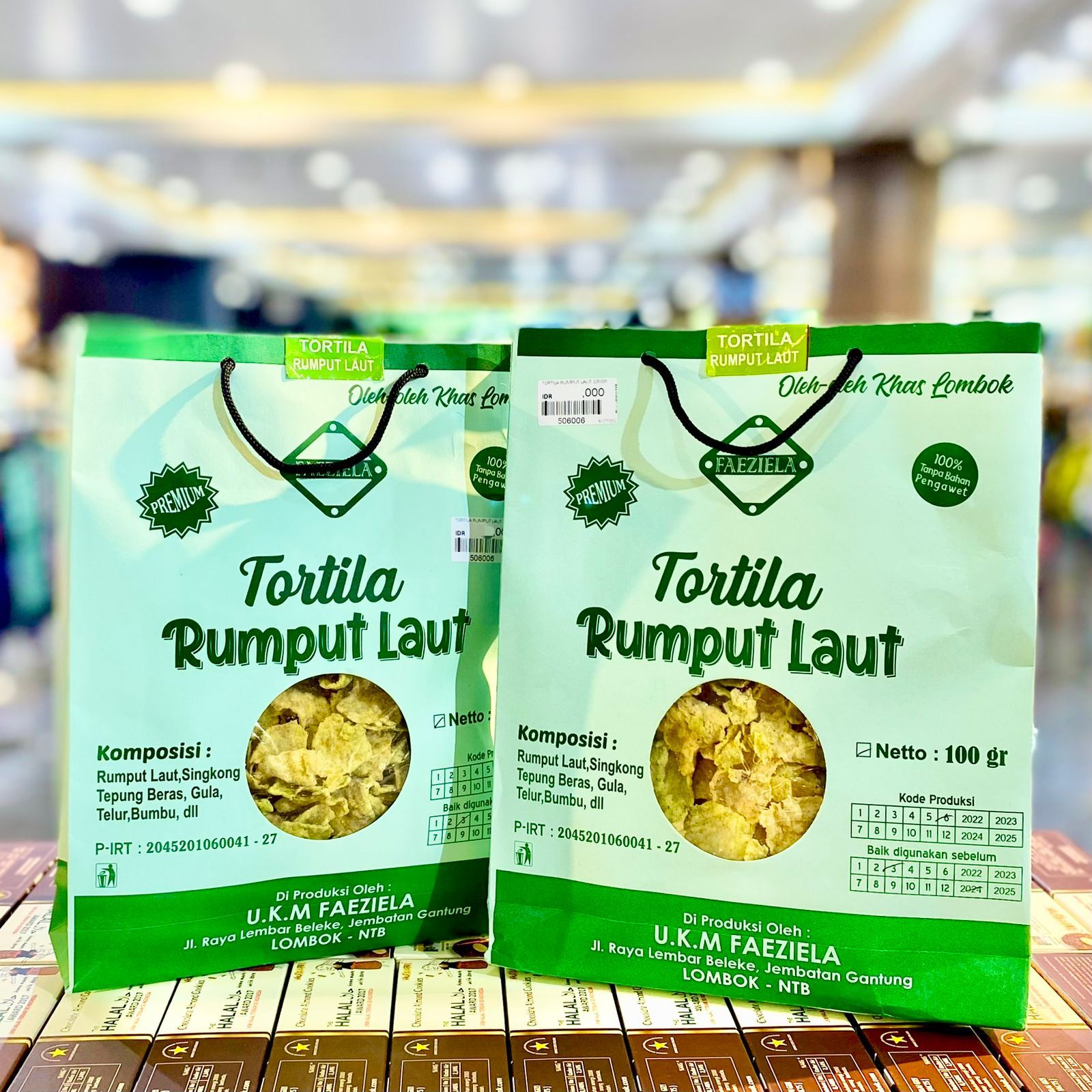 (FAEZIELA) TORTILA RUMPUT LAUT 100GR_0