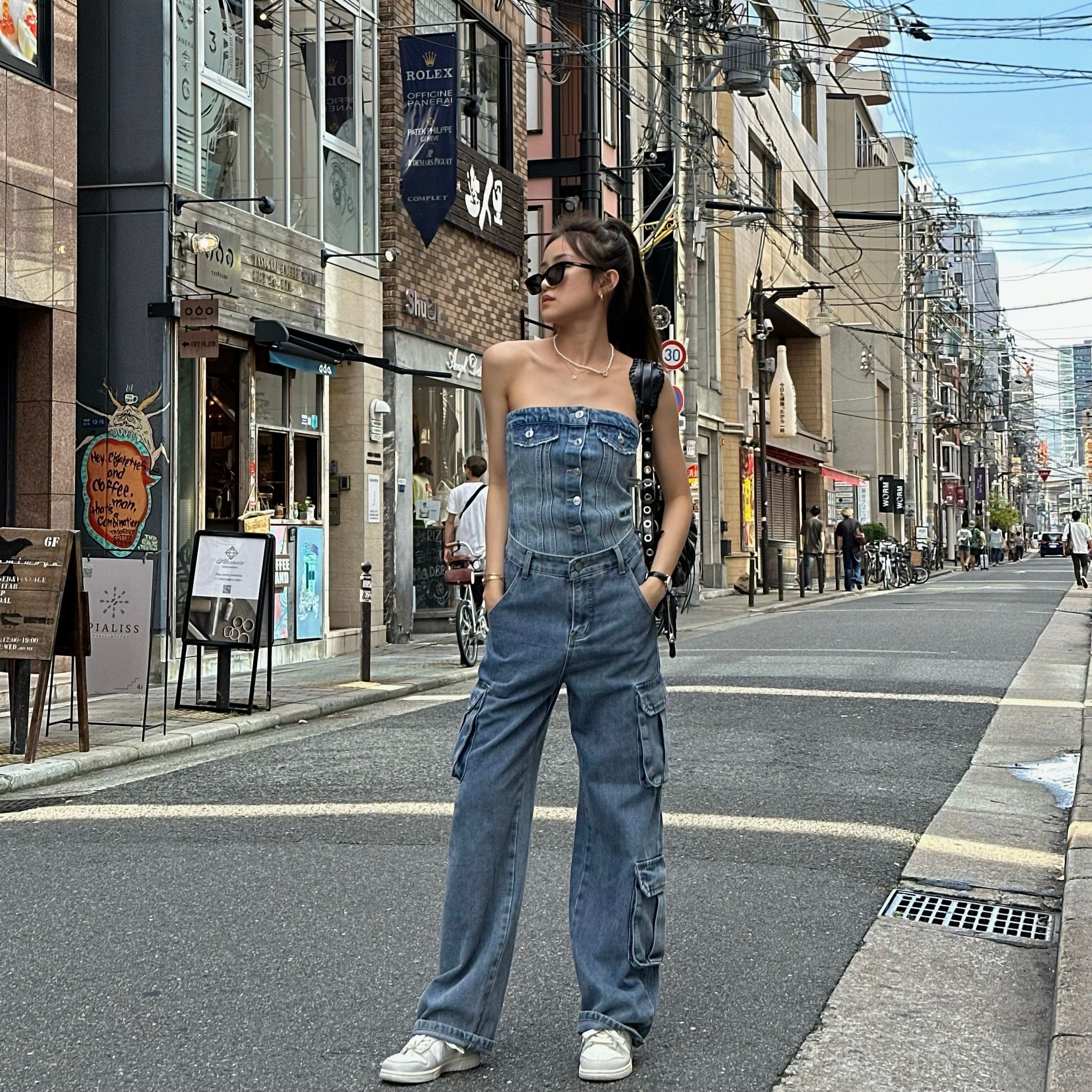 DENIM TUBE TOP _4