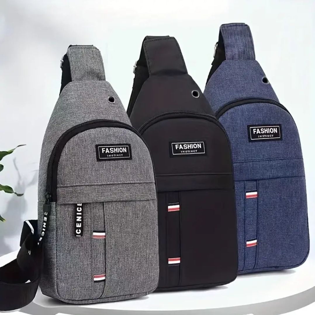 Men's Casual USB Shoulder bag (Canvas)_0