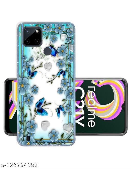 Realme silicon design back covers_0