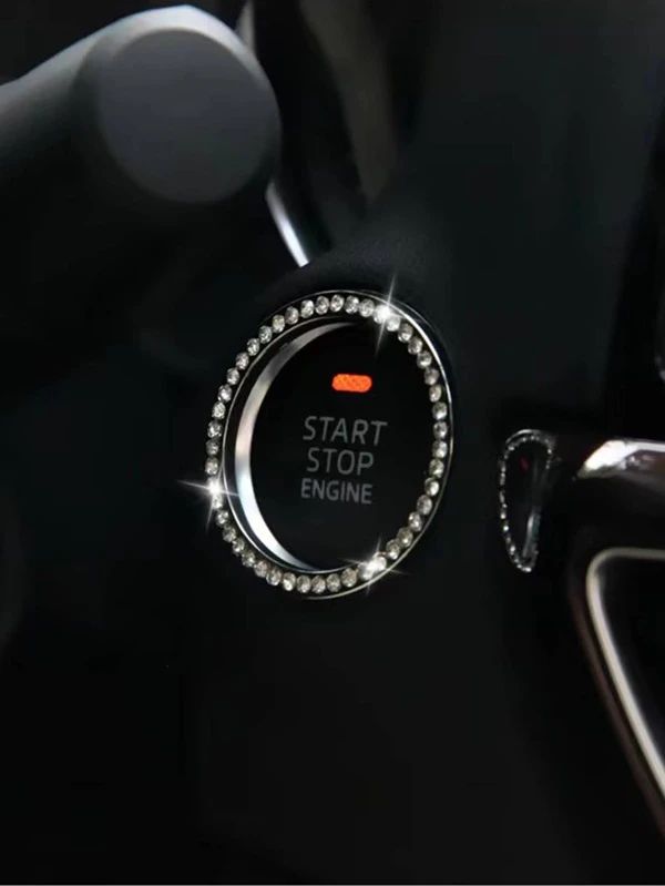 Car start button ring decor _0