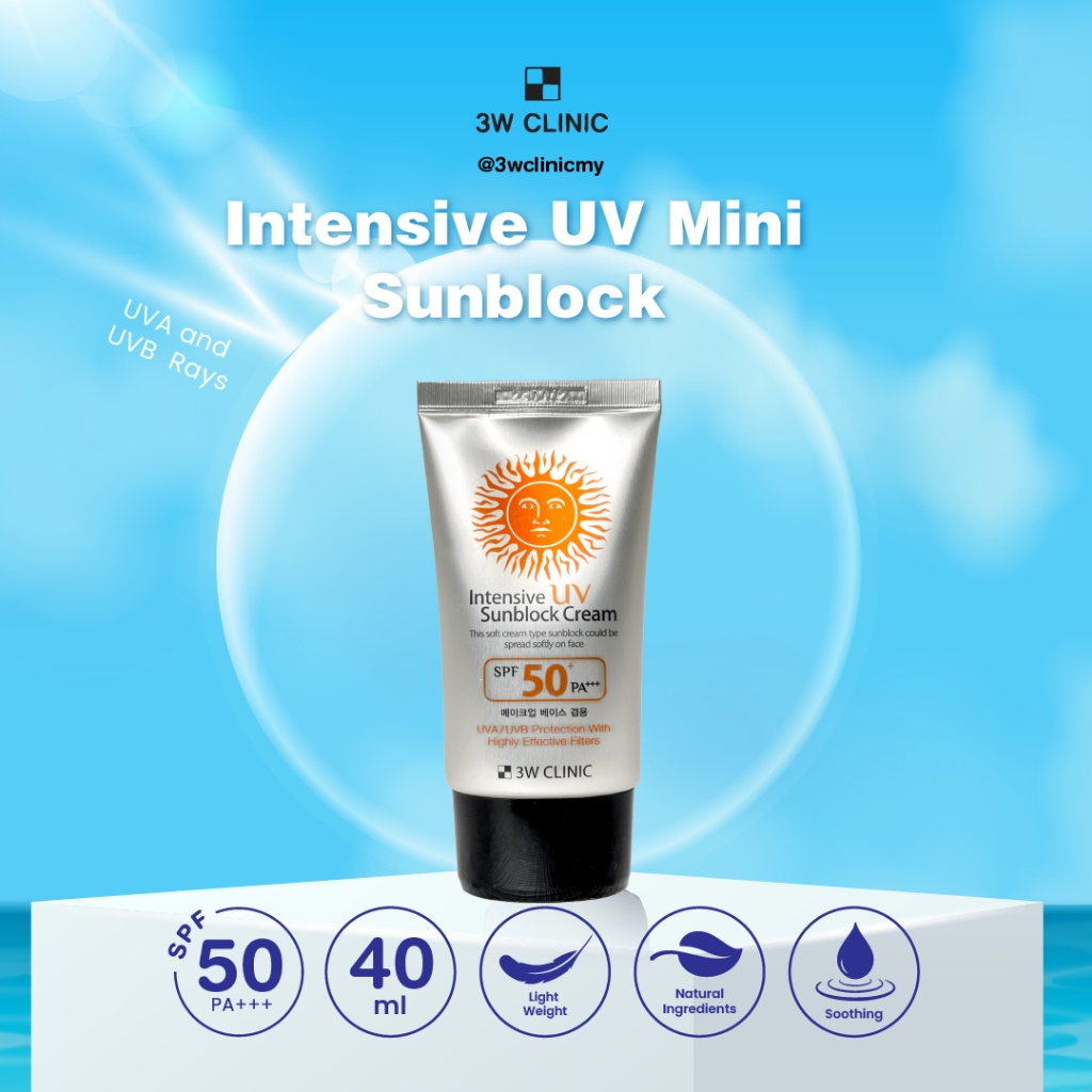 3W Clinic Intensive UV Sunblock Cream SPF50+ PA +++_2