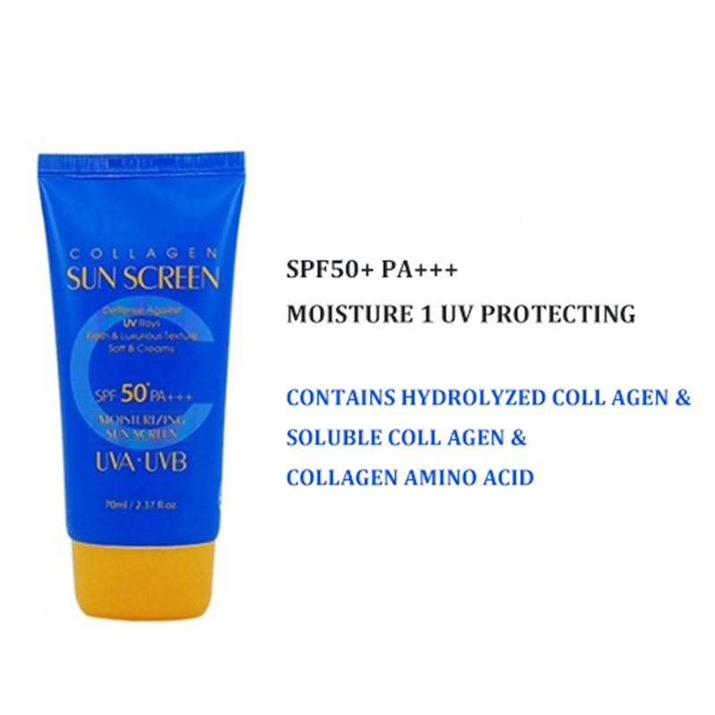 3W Clinic Collagen Sunscreen Moisturizing Sensitive Skin SPF50+ PA+++ 70ml_3