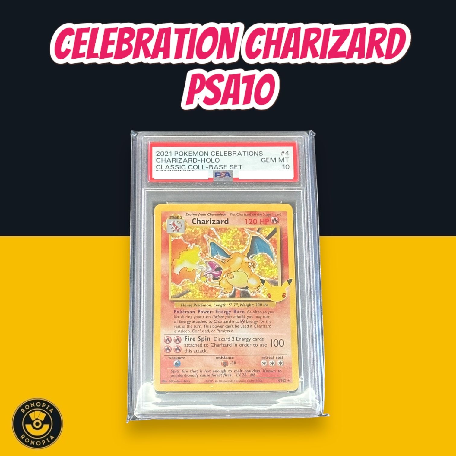 Celebration Charizard PSA 10_0