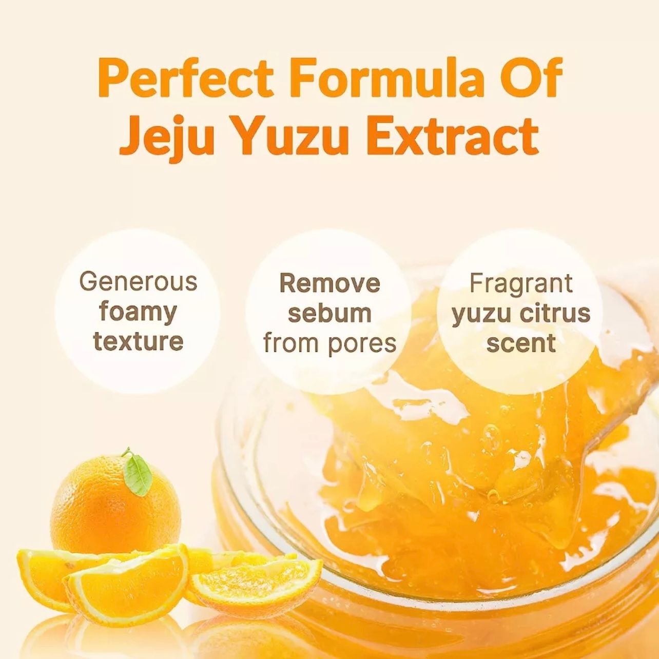 LALA RECIPE YUZU SELF FOAMING 3in1 CLEANSER 200ml_2