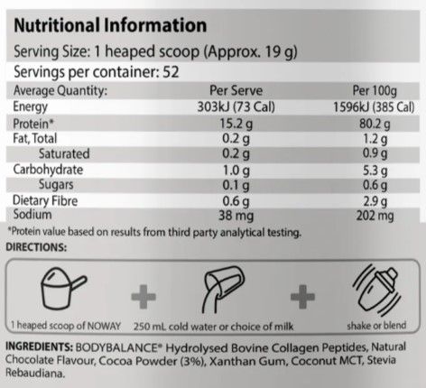 Collagen Peptide Chocolate 1kg tub_1