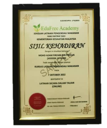 Kursus Latihan Pengendalian Makanan_6