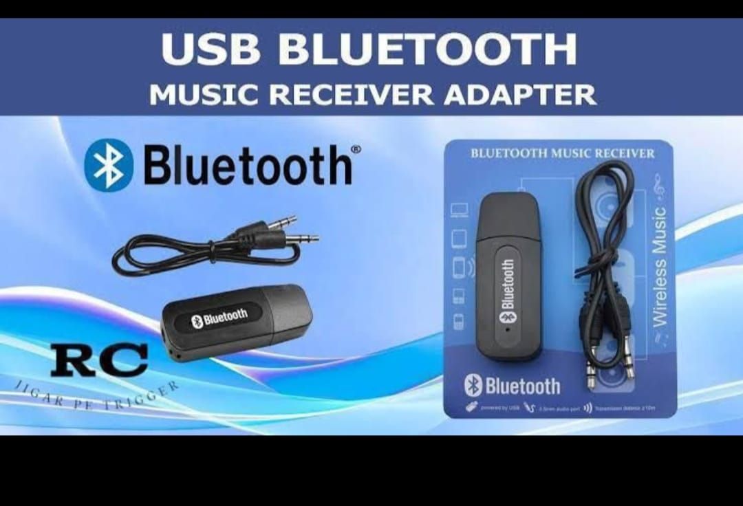 BLUEHUE BLUETOOTH USB MUSIC 🎶 RECEIVER (DONGLE) WITH AUX CABLE 💯🔥_0