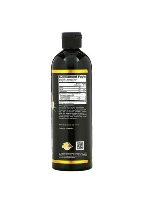 California Gold Nutrition, Organic MCT Oil, 12 fl oz (355 ml)_1