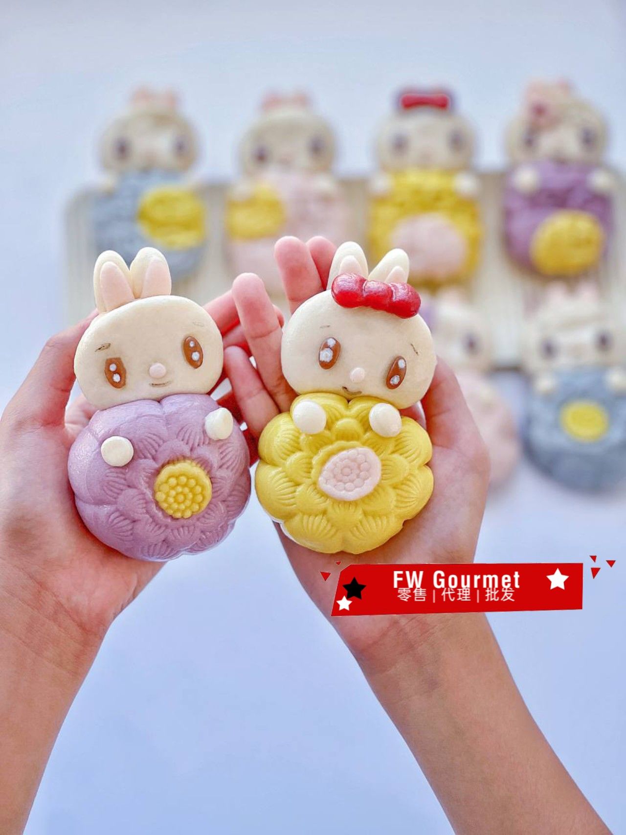 Mid Authum Bunny Mantou 玉兔奔月馒头月饼_1