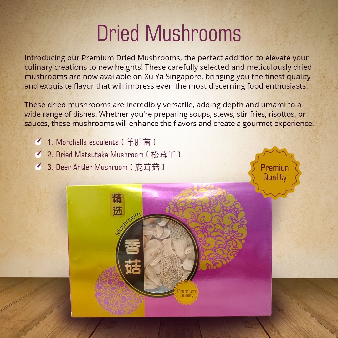 [New Joiner Promotion] Premium 3 Kind Dried Mushrooms_0