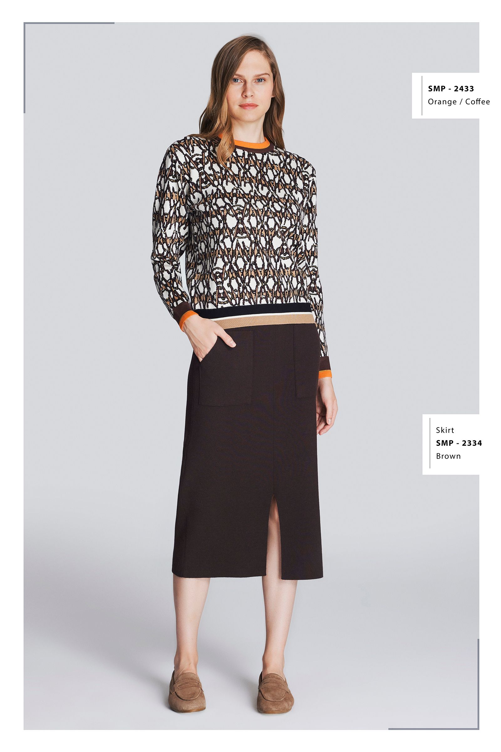 SMP-2433 Orange/Coffee_0