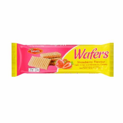 TASTY TREATS WAFERS STRAWBERRY 100GR._0