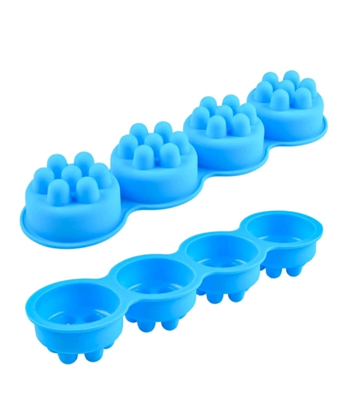 4 Cavity Solid Color Massage Soap Mold_0