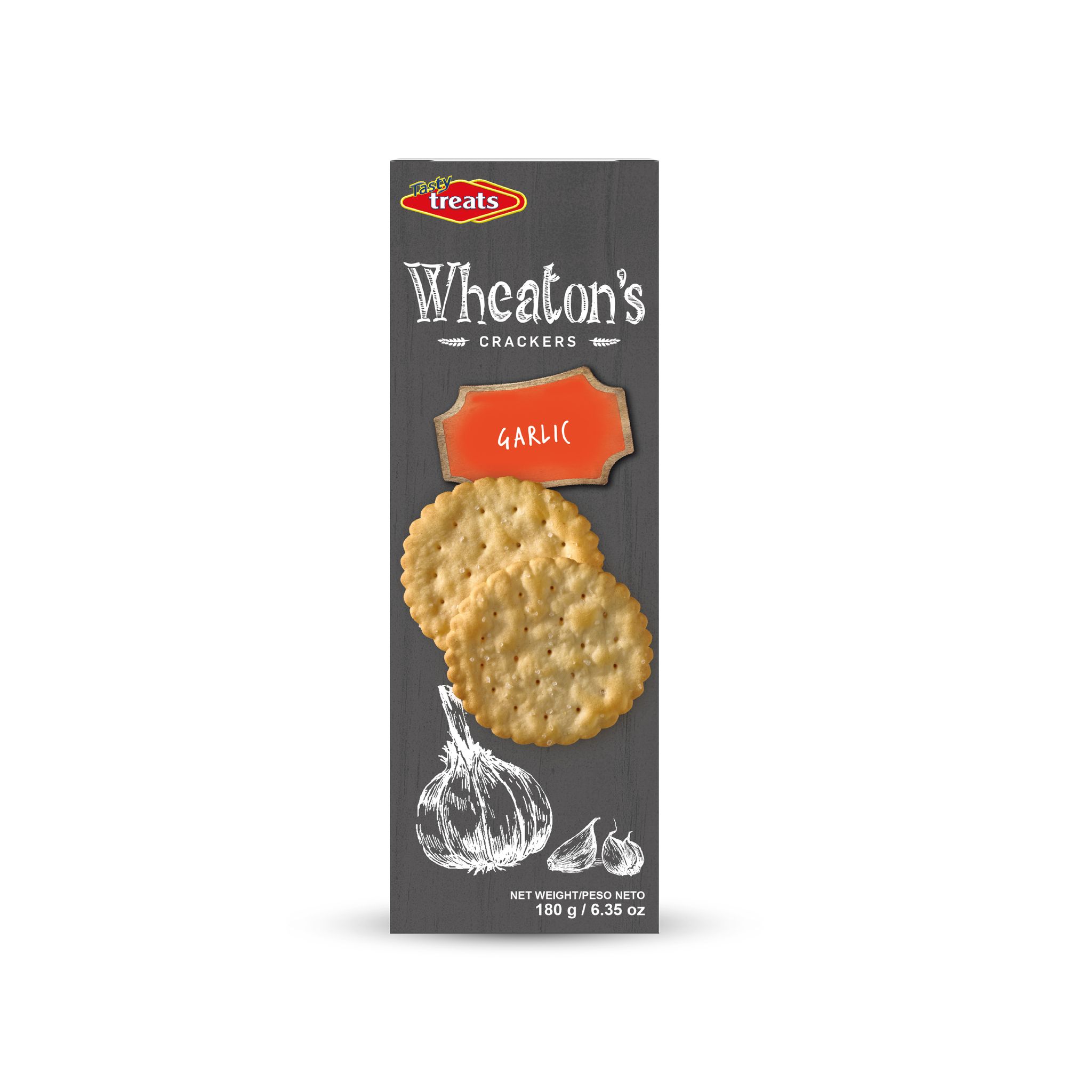 TASTY TREATS WHEATONS GOURMET GARLIC 180 GR._0