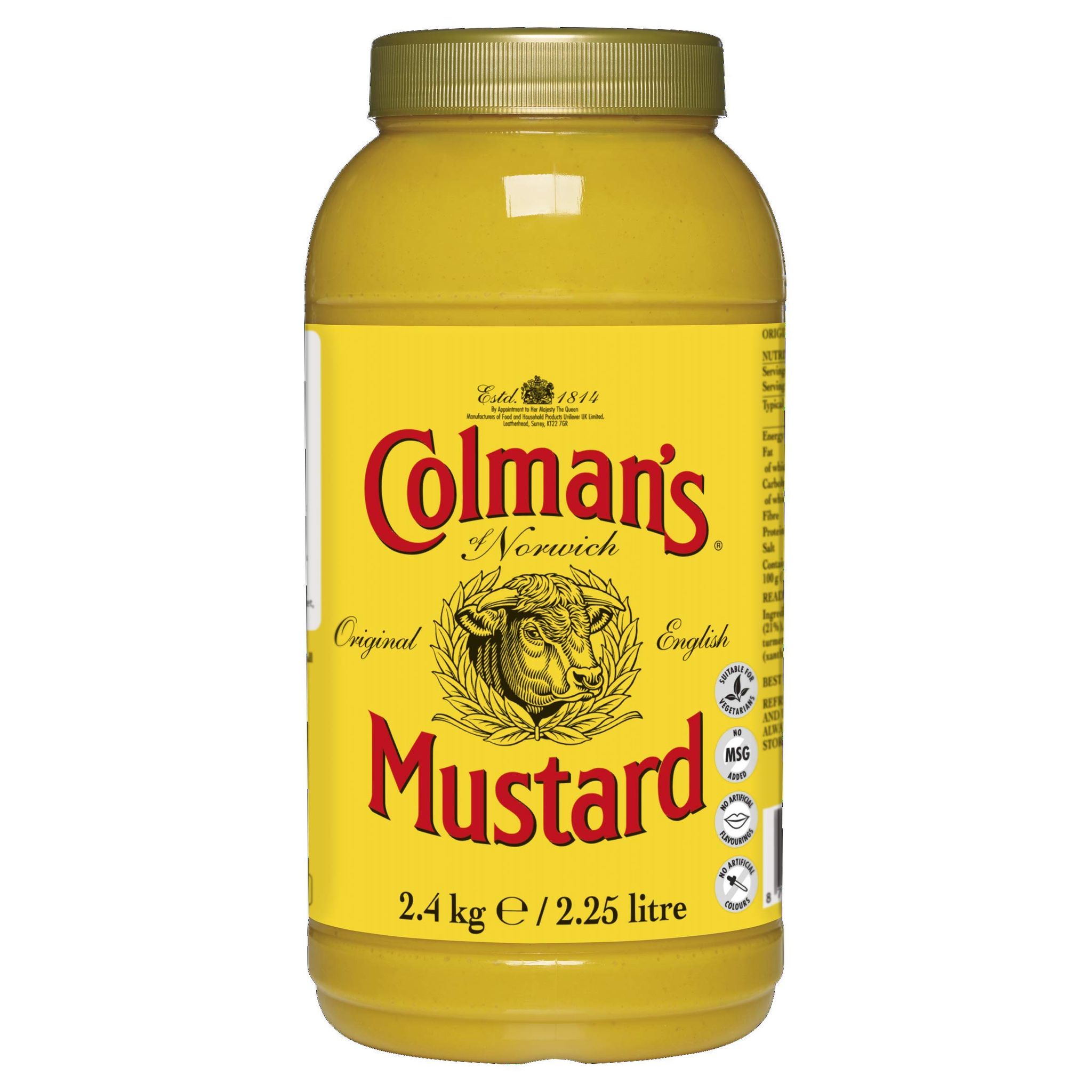 Colman’s English Mustard Sauce Jar_0