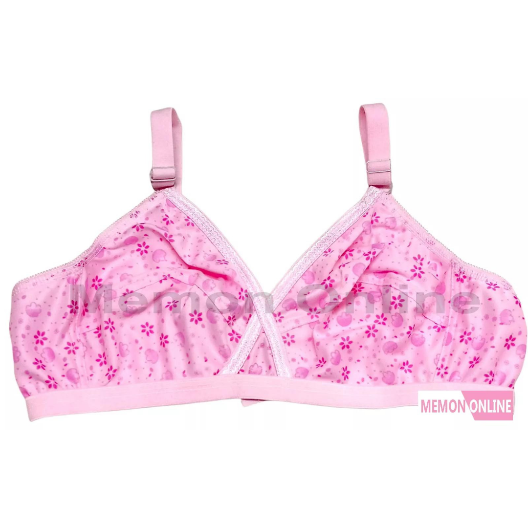 Pack of 04 Printed jersey bra _1