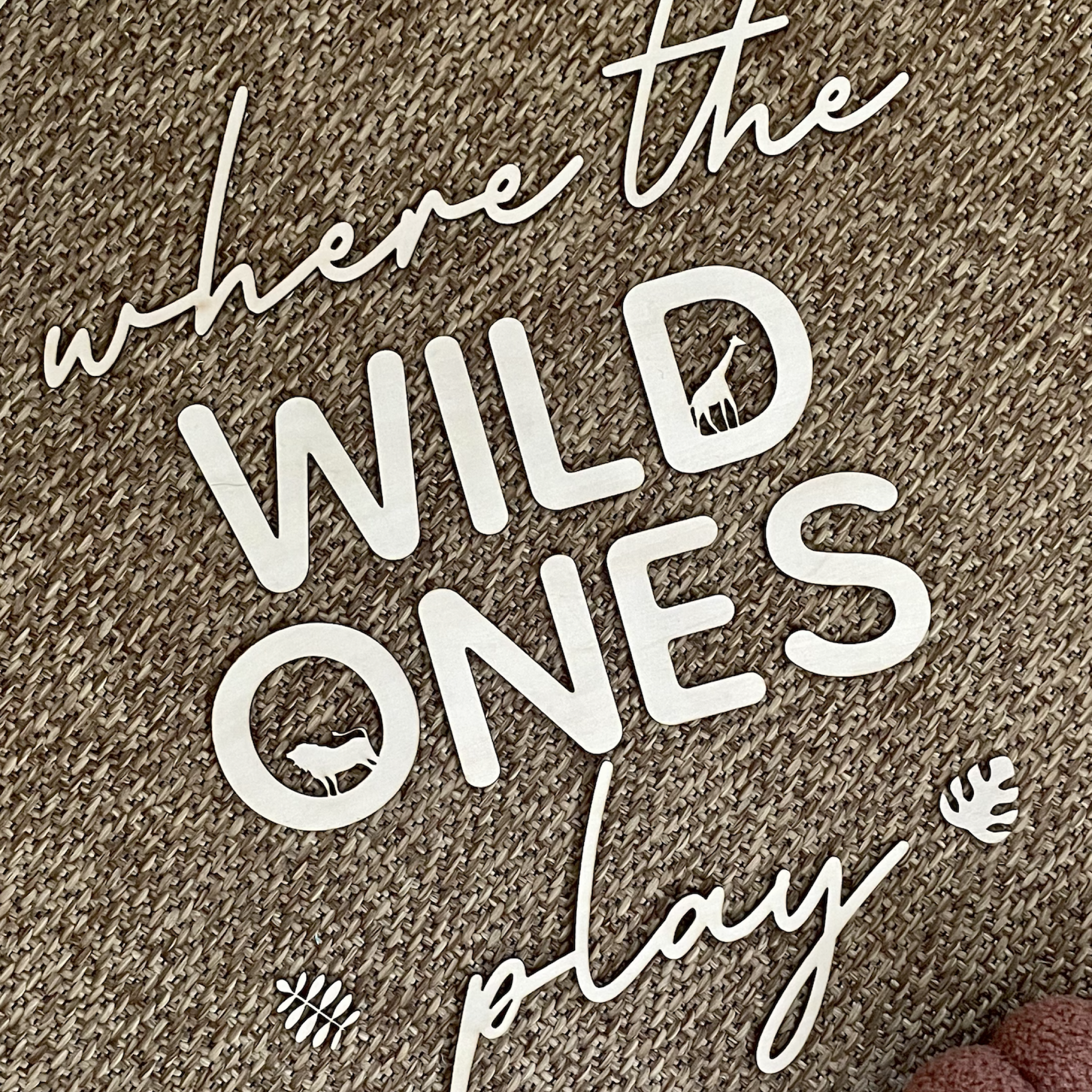 Wild One Wall Sign _3