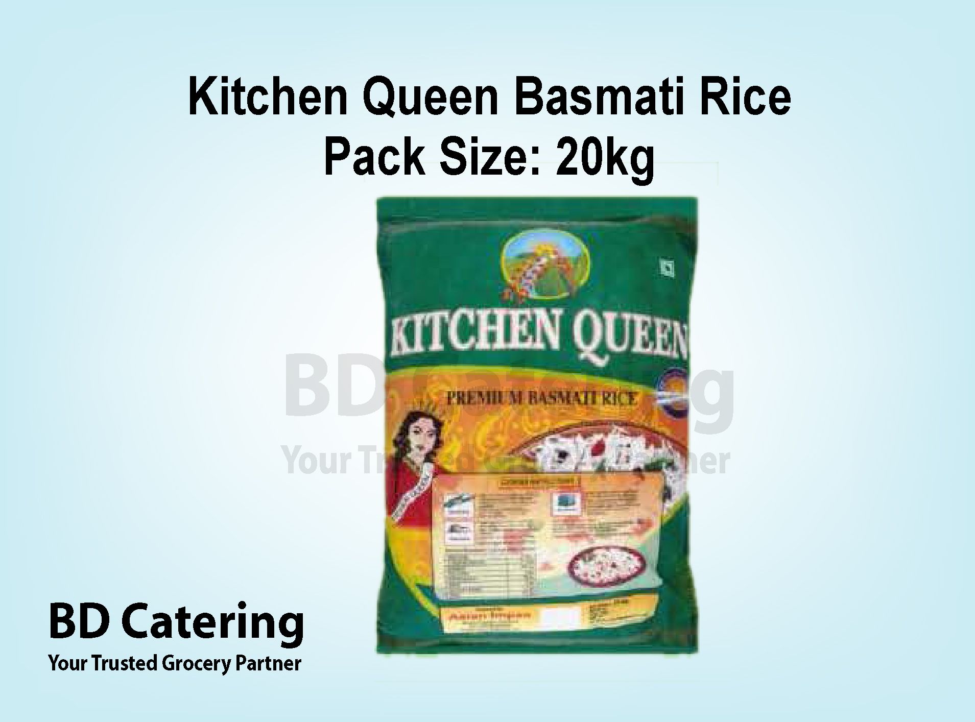 Kitchen Queen Basmati Rice Pack Size : 20kg_0