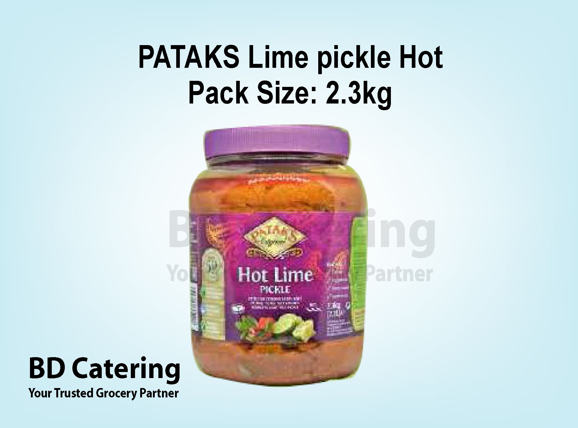 PATAKS Lime pickle Hot Pack Size: 2.3kg_0