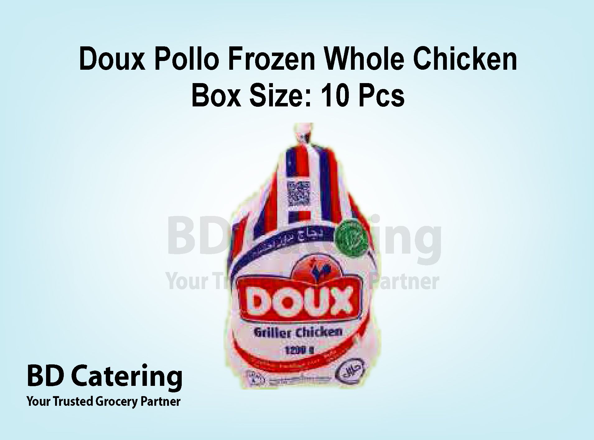 Doux Pollo Frozen Whole Chicken 1100g Box Size: 10 Pcs_0