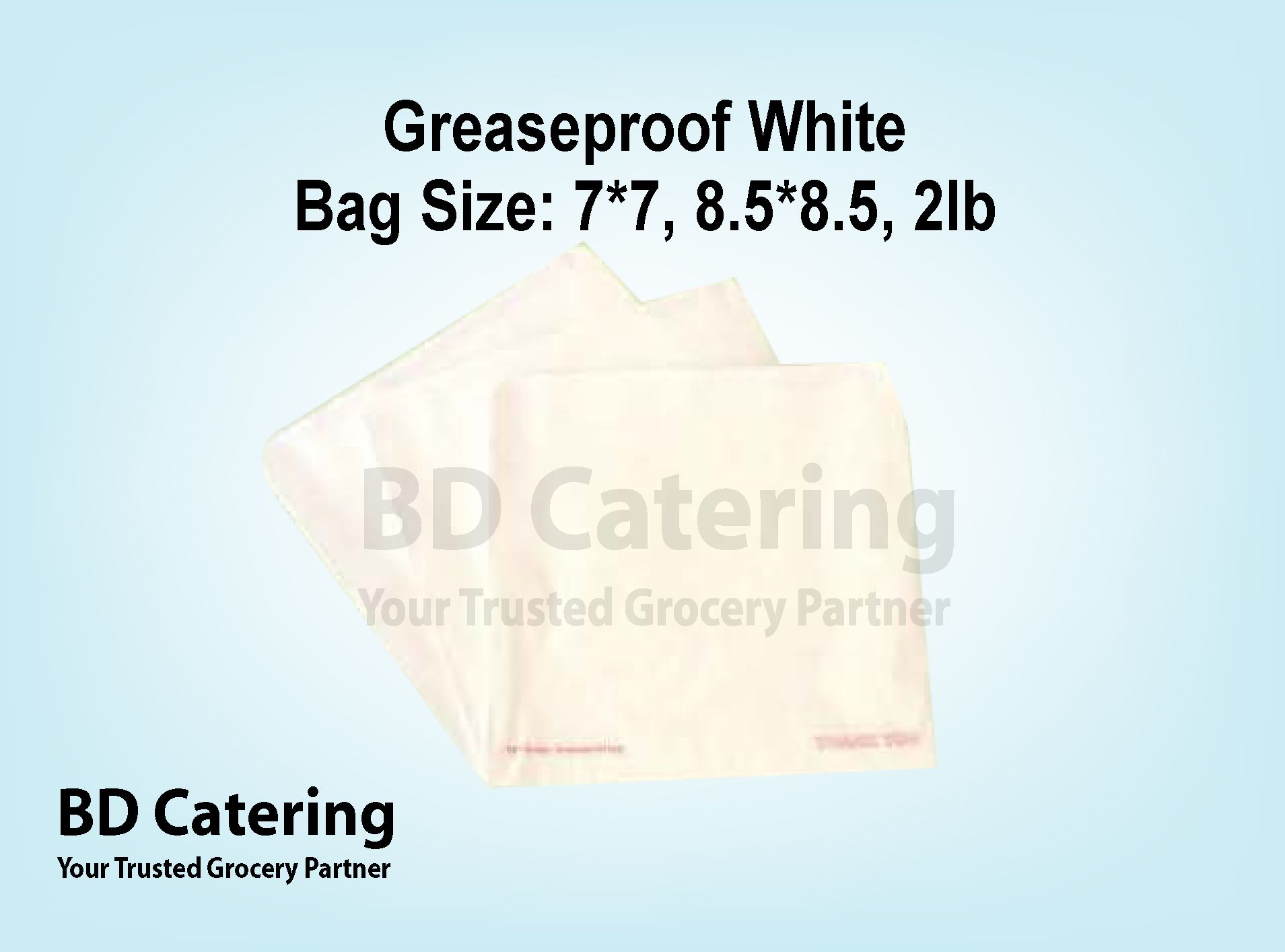 Greaseproof White Bag _0