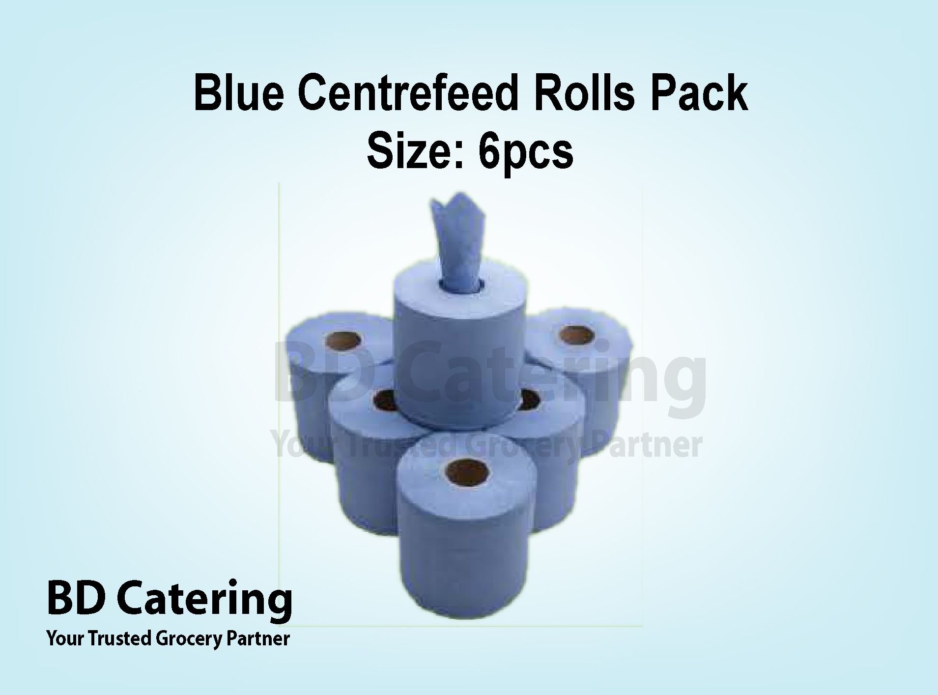 Blue Centrefeed Rolls Pack Size: 6pcs_0