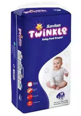 Savlon Twinkle Baby Pant Diaper Medium 40 pcs_0