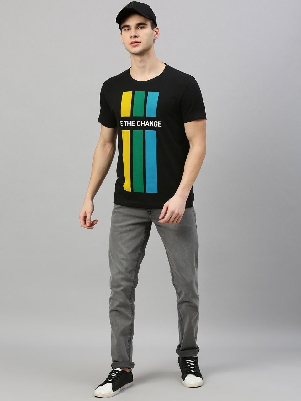 Men’s Stylish Design Half Sleeve Cotton Premium T-shirt _0