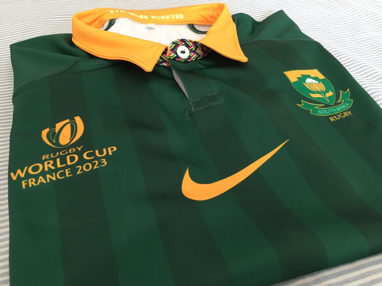 Springboks Men's Home 2023 RWC Stadium Jersey_2