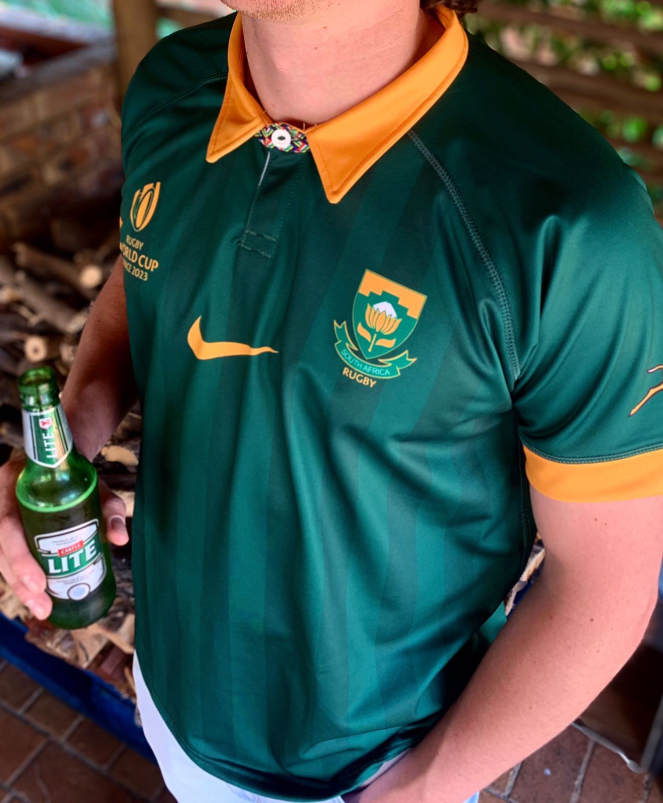 Springboks Men's Home 2023 RWC Stadium Jersey_3