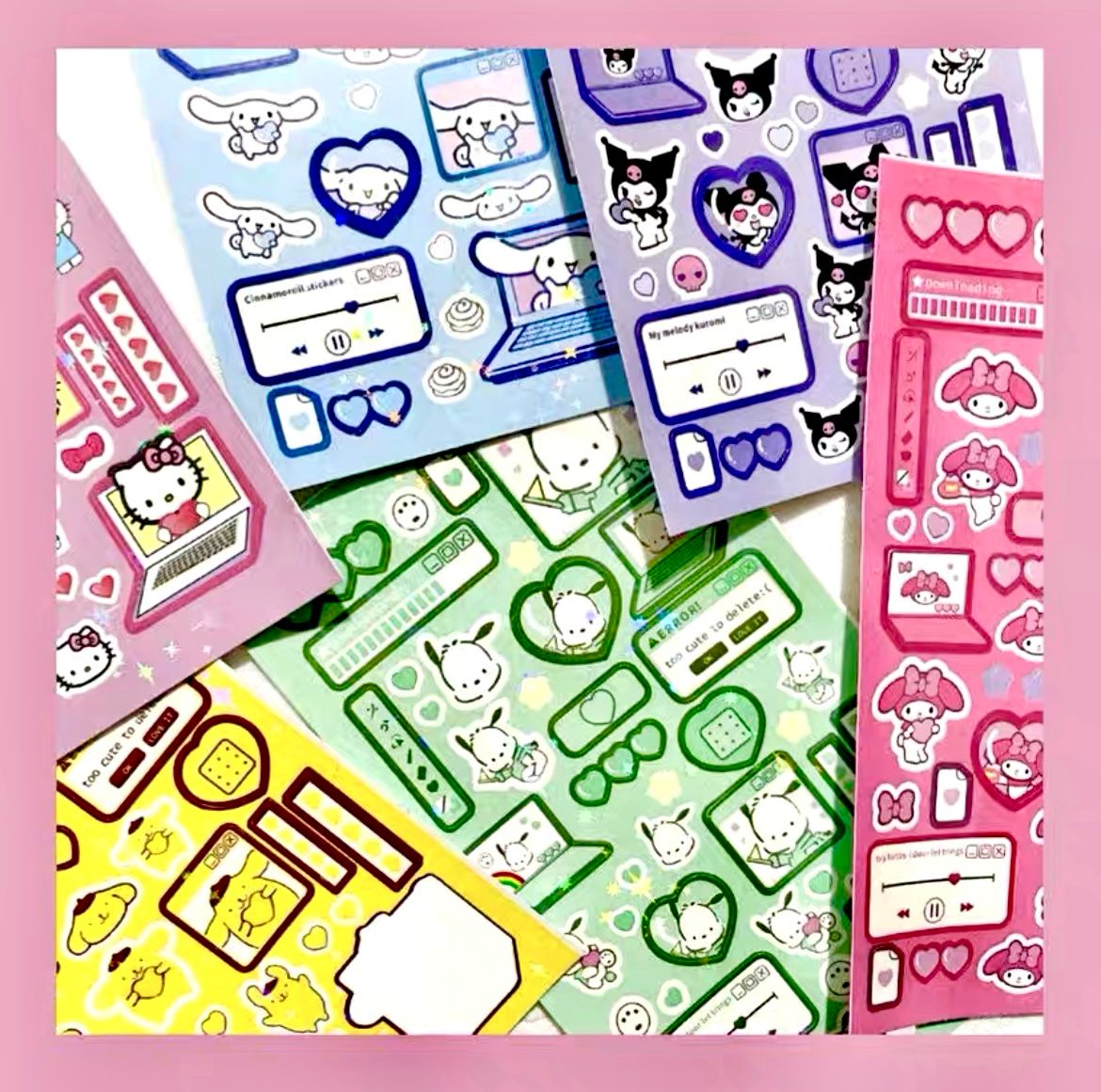 Sanrio sticker sheets_0