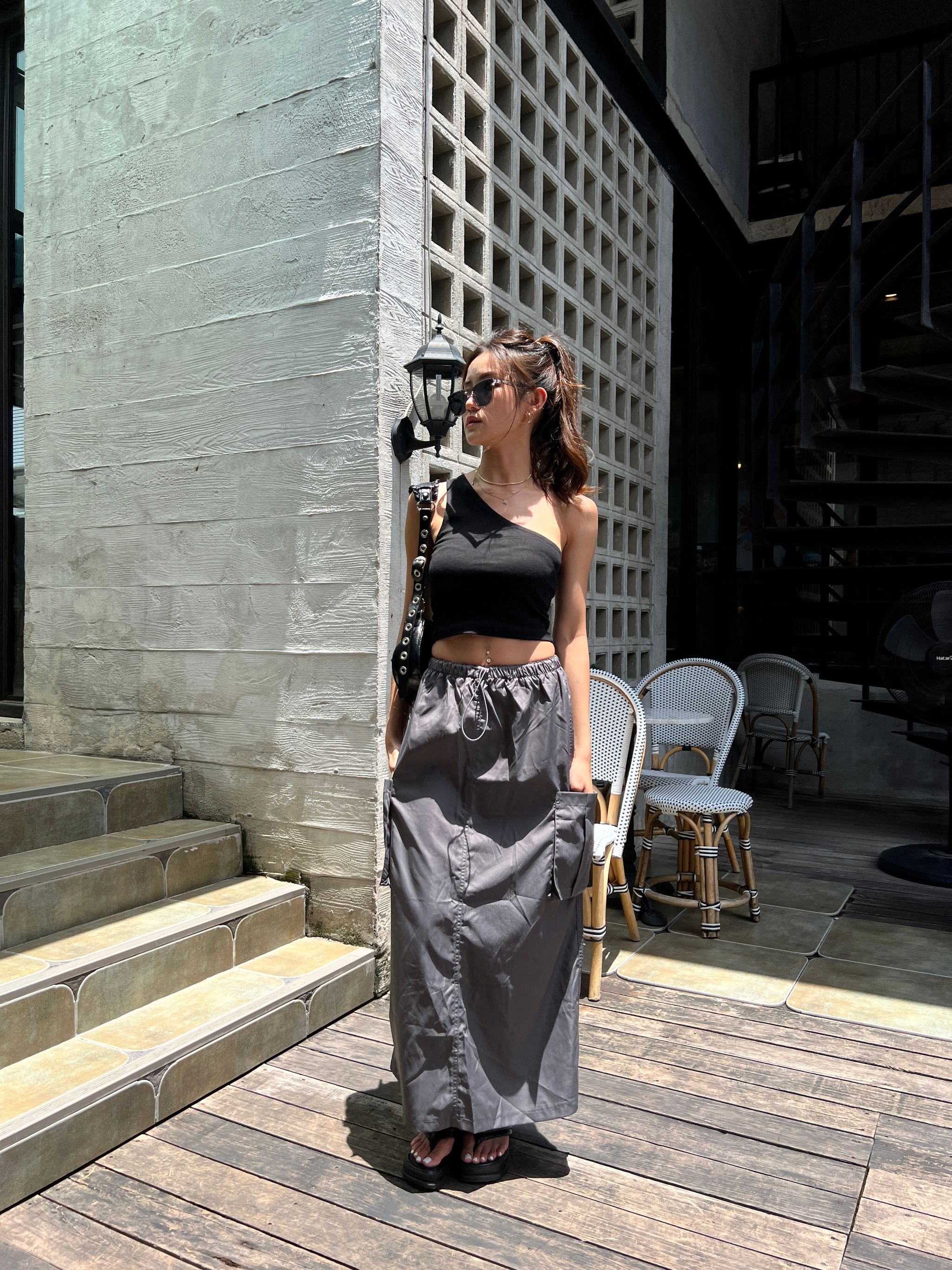 CARGO SKIRT (Charcoal Grey)_2