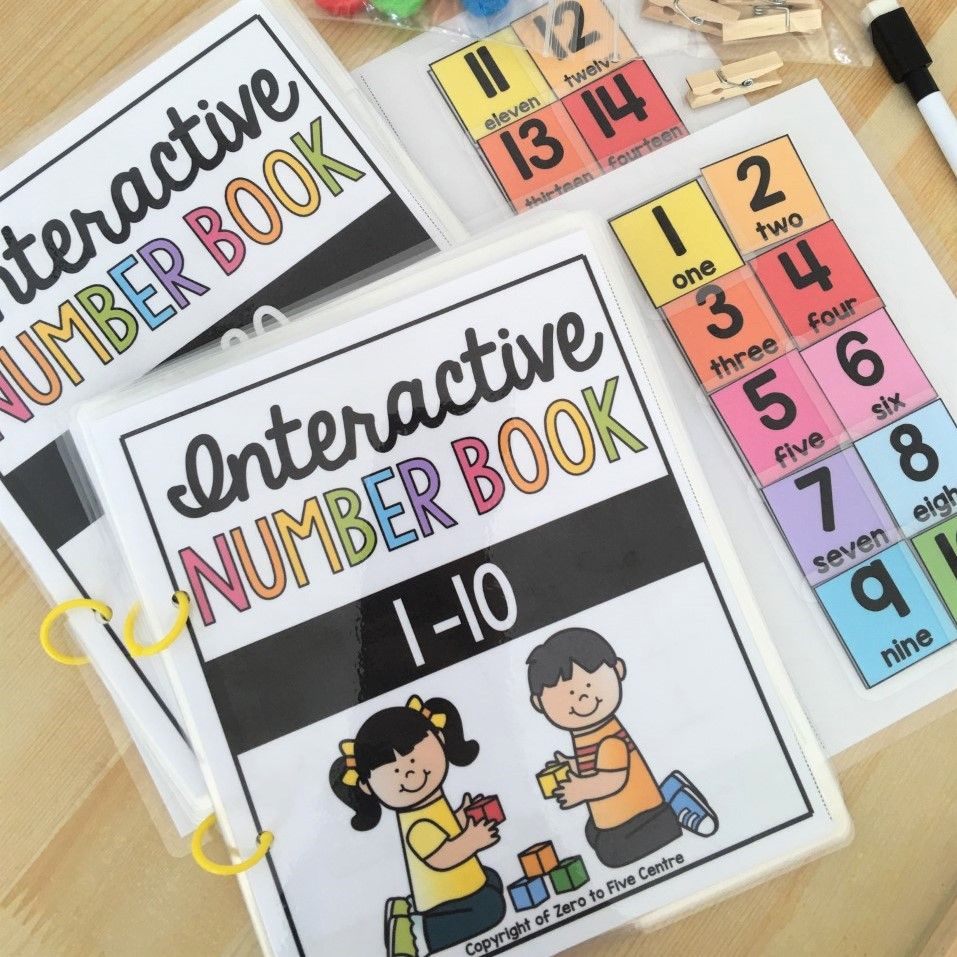 Interactive Number Books 1-20_0