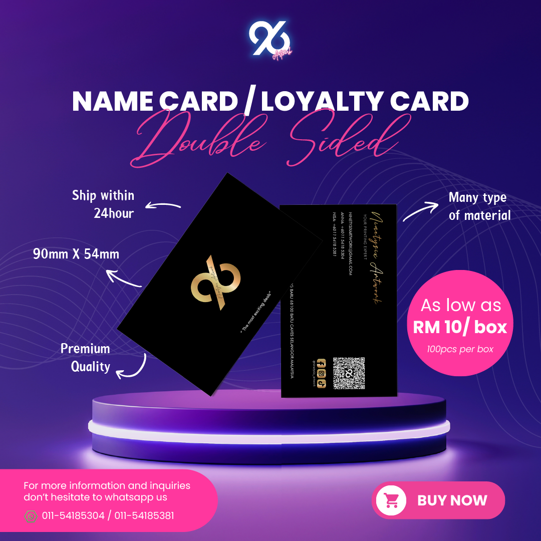 NAME CARD / LOYALTY CARD (DOULE SIDED)_0