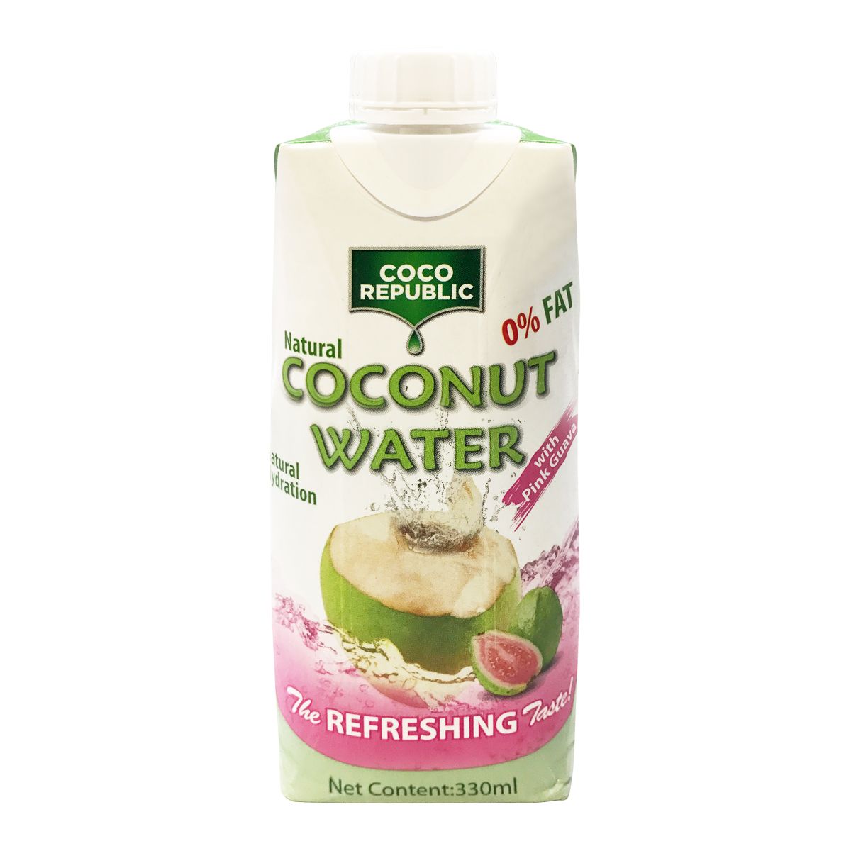 Coco Republic Coconut Water with Pink Guava 330ml x 48 Bundle deal _1