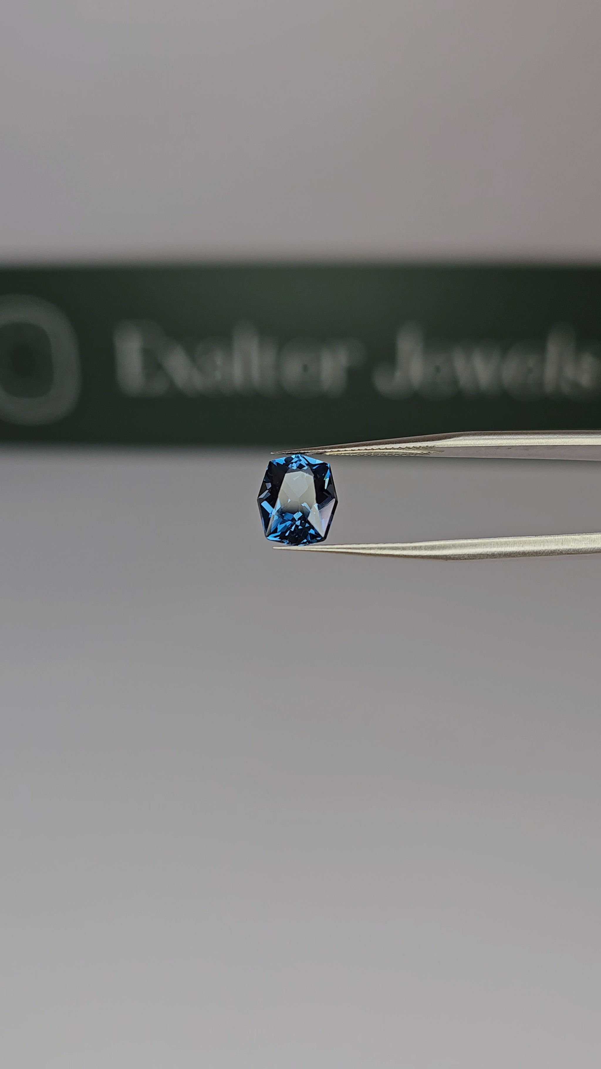 Custom Cut London blue topaz_3