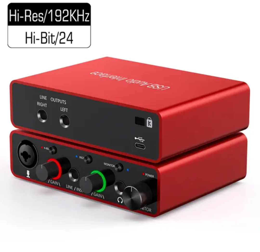 Cartes son à Interface Audio USB 192KHZ/24 bits_0