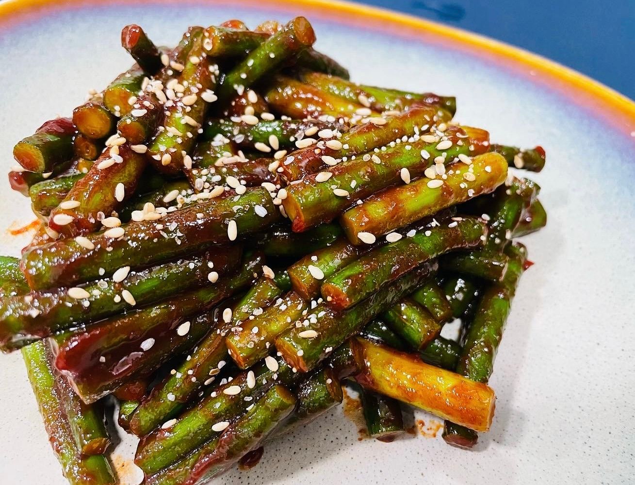 마늘쫑 고추장무침 Garlic Sprouts in Chilli sauce_0
