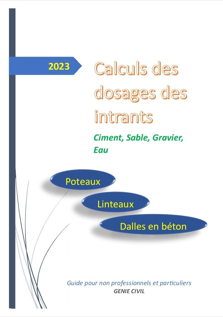 Guide de calculs des dosages des intrants pour ouvrages en béton _0