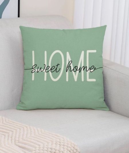 4pcs Floral & Letter Graphic Cushion Cover Without_1