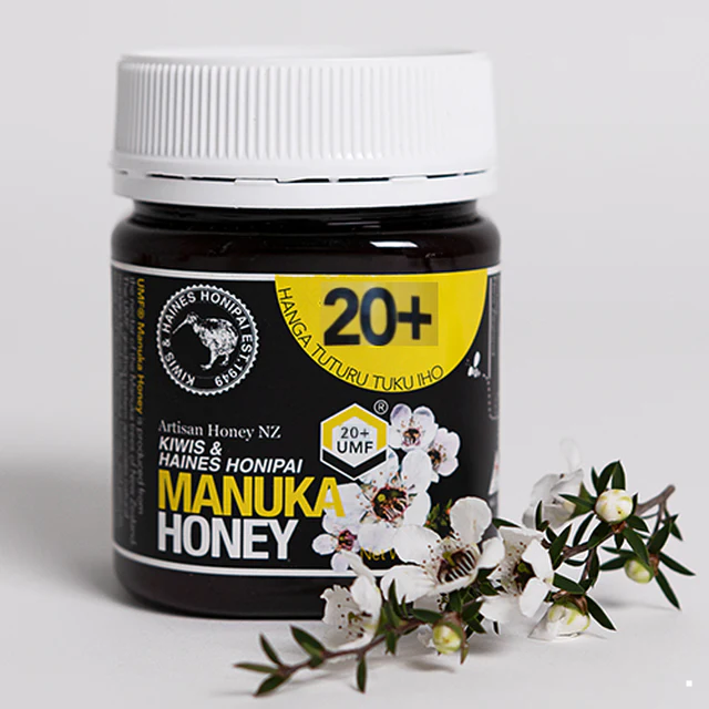 UMF 20+ Kiwis & Haines Honipai Manuka Honey 250gm _0